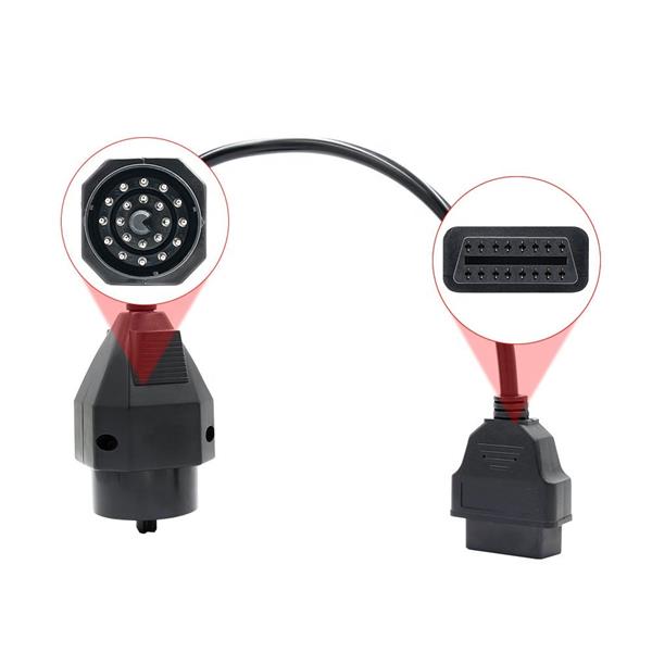 Grote foto bmw 20 pins obd1 16 pins obd2 verloopkabel personenauto auto onderdelen auto gereedschap