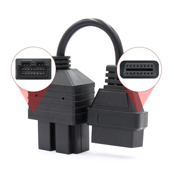 Grote foto kia 20 pins obd1 16 pins obd2 verloopkabel personenauto auto onderdelen auto gereedschap