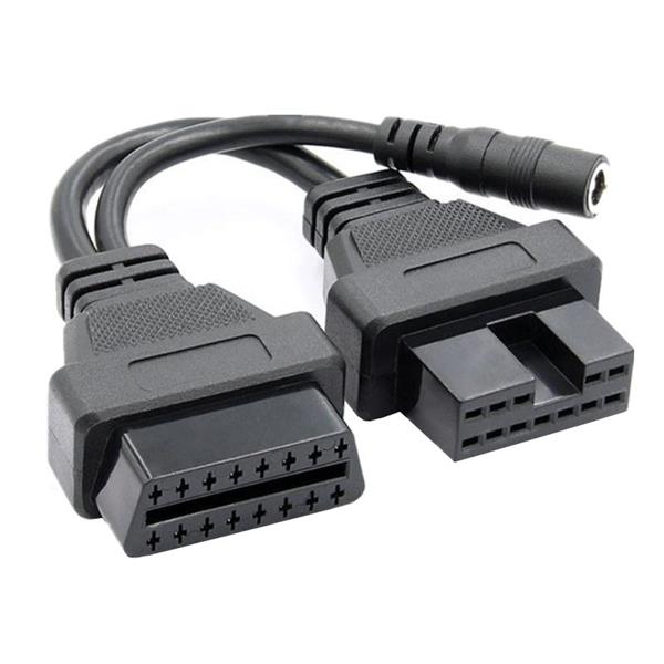 Grote foto mitsubishi hyundai 12 pins obd1 16 pins obd2 verloopkabel personenauto auto onderdelen auto gereedschap