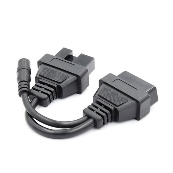 Grote foto mitsubishi hyundai 12 pins obd1 16 pins obd2 verloopkabel personenauto auto onderdelen auto gereedschap