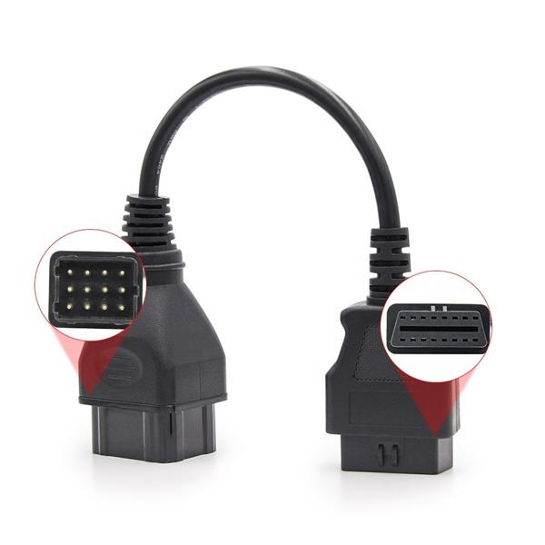 Grote foto renault 12 pins obd1 16 pins obd2 verloopkabel vrachtwagen auto onderdelen auto gereedschap