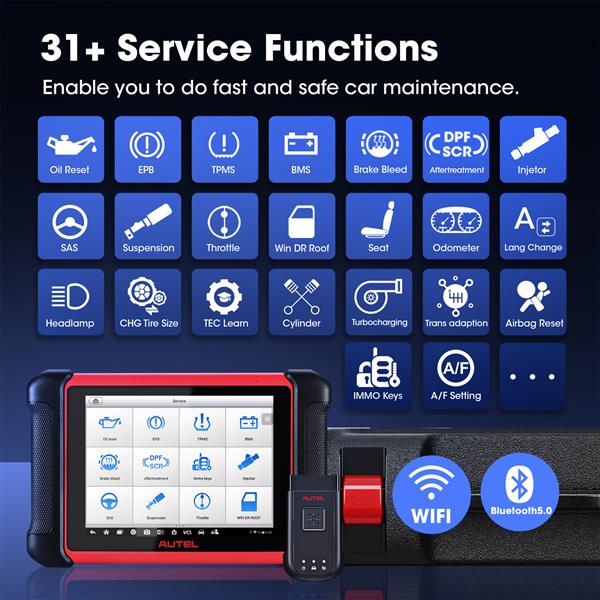 Grote foto autel maxicom mk906bt auto uitleesapparaat auto onderdelen auto gereedschap