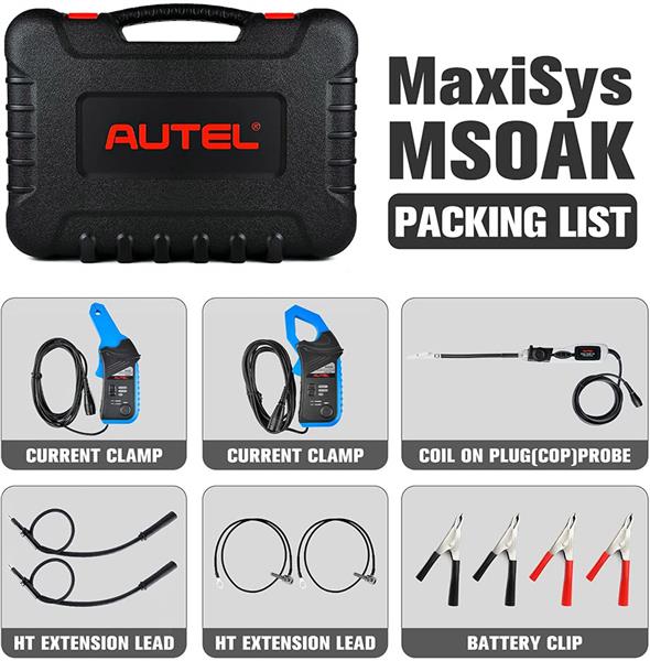 Grote foto autel msoak oscilloscoop accessoire kit auto onderdelen auto gereedschap