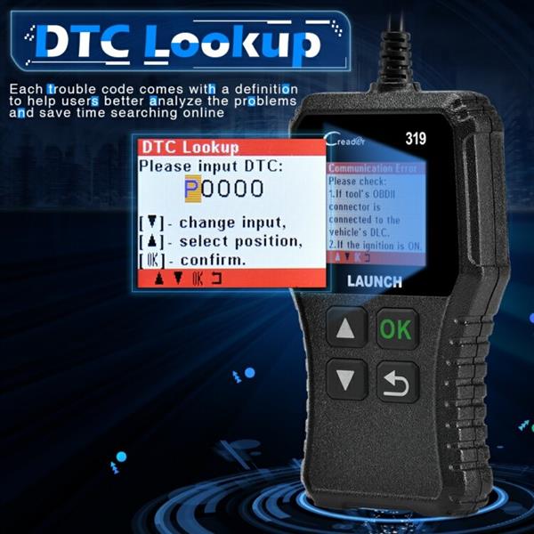 Grote foto launch creader cr319 auto code reader auto onderdelen auto gereedschap