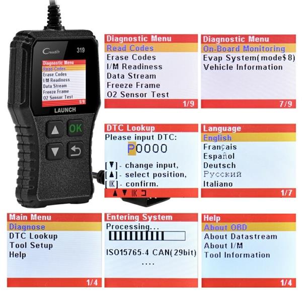 Grote foto launch creader cr319 auto code reader auto onderdelen auto gereedschap