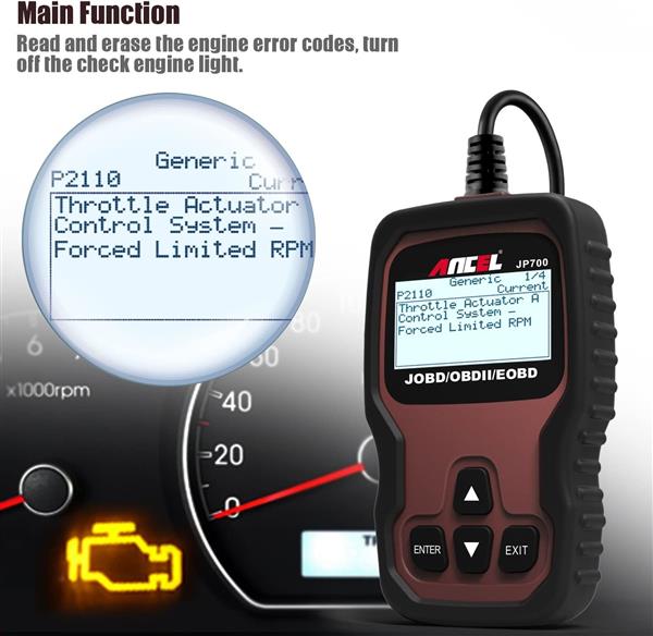 Grote foto ancel jp700 auto code reader auto onderdelen auto gereedschap