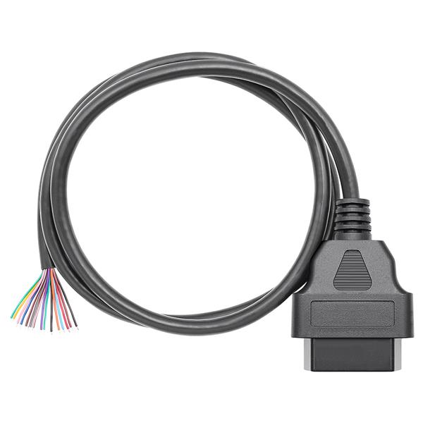 Grote foto 16 pins obd2 stekker vrouwtje met 16 open eindkabels verloopkabel 100 cm auto onderdelen auto gereedschap