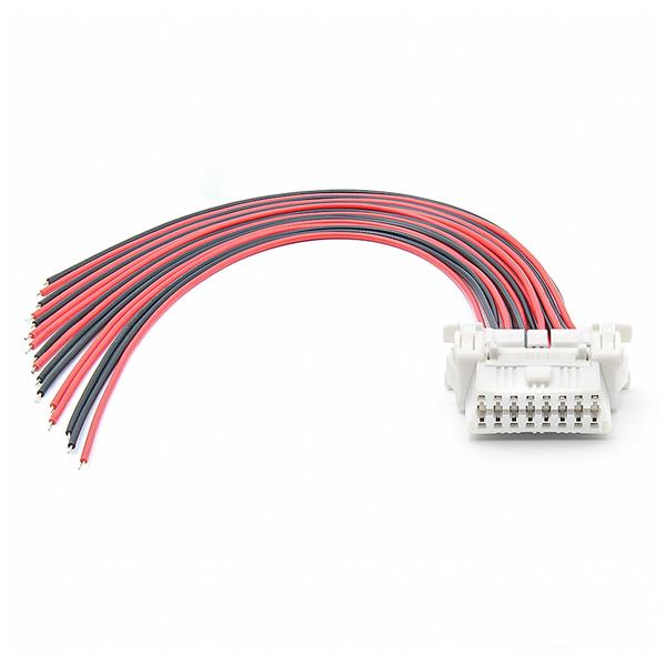 Grote foto honda 16 pins obd2 poort vrouwtje met 16 open eindkabels 30 cm auto onderdelen auto gereedschap
