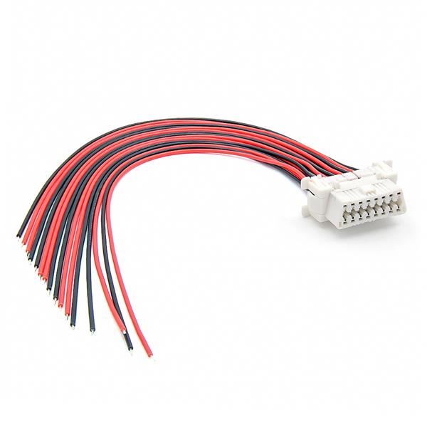 Grote foto honda 16 pins obd2 poort vrouwtje met 16 open eindkabels 30 cm auto onderdelen auto gereedschap