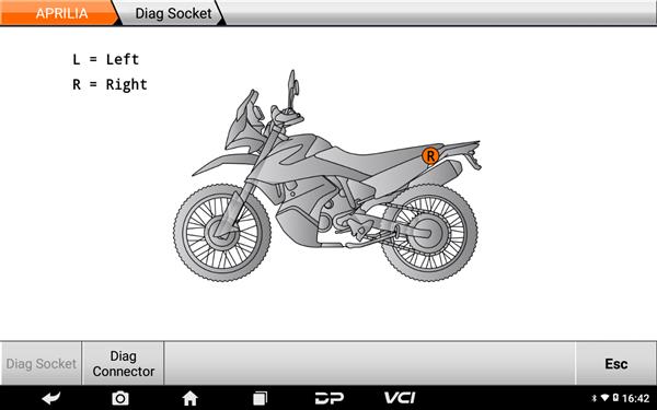 Grote foto obdstar iscan piaggio snorfiets motorfiets uitleesapparaat auto onderdelen auto gereedschap