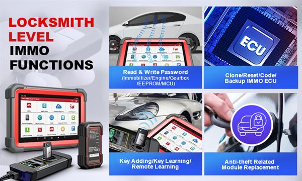 Grote foto launch x 431 immo plus auto sleutelprogrammeur auto onderdelen auto gereedschap
