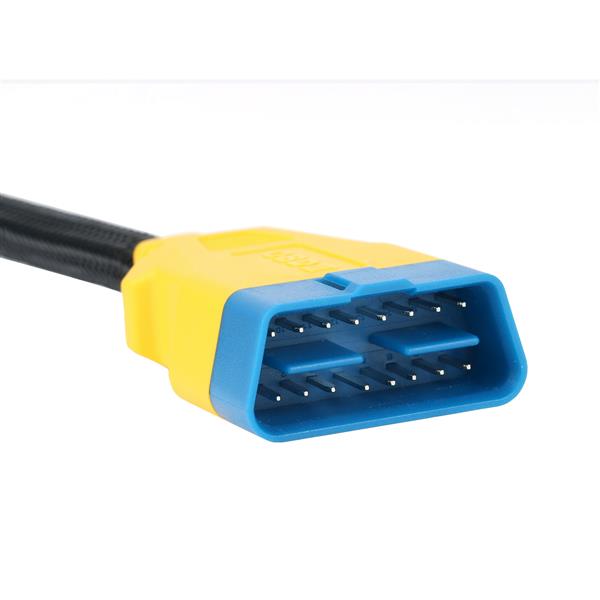 Grote foto autool 16 pins obd2 nylon verlengkabel 100 cm auto onderdelen auto gereedschap