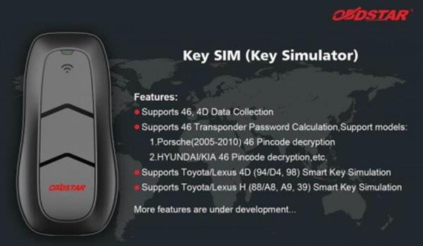 Grote foto obdstar key sim sleutelsimulator auto onderdelen auto gereedschap