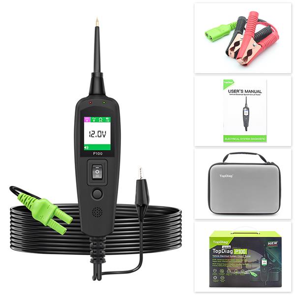 Grote foto topdiag p100 circuit tester auto onderdelen auto gereedschap