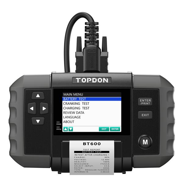 Grote foto topdon bt600 accutester auto onderdelen auto gereedschap
