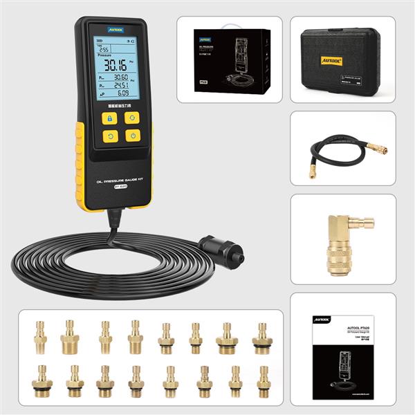 Grote foto autool pt620 oliedruktester auto onderdelen auto gereedschap