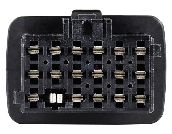 Grote foto jaltest knorr bremse abs 18 18 pins obd 16 pins obd2 verloopkabel bedrijfsvoertuig auto onderdelen auto gereedschap