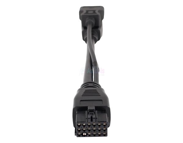 Grote foto jaltest knorr bremse abs 18 18 pins obd 16 pins obd2 verloopkabel bedrijfsvoertuig auto onderdelen auto gereedschap