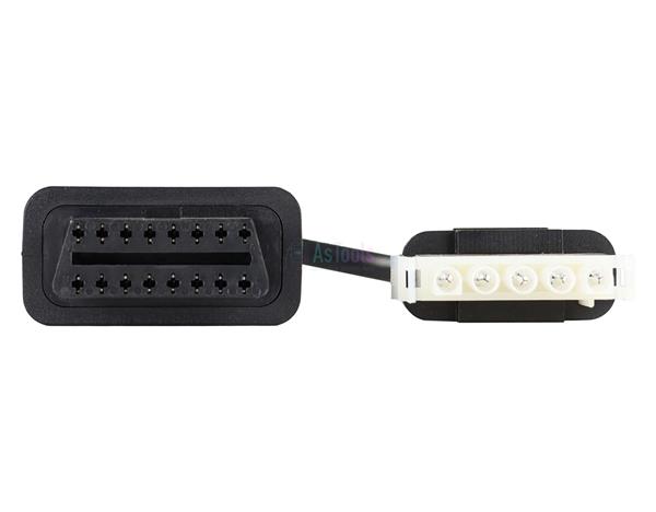 Grote foto jaltest new holland 5 pins obd 16 pins obd2 verloopkabel landbouwvoertuig auto onderdelen auto gereedschap