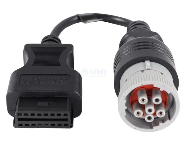 Grote foto jaltest deutsch 6 pins obd 16 pins obd2 verloopkabel motorboot auto onderdelen auto gereedschap