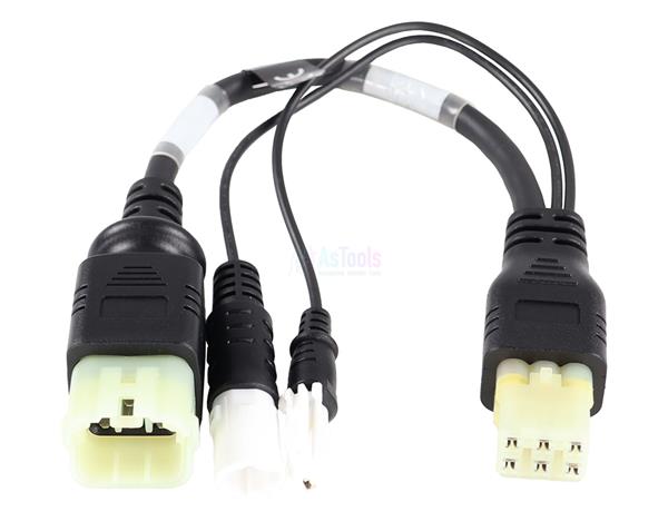 Grote foto jaltest kawasaki 6 6 pins obd voedingskabel waterscooter auto onderdelen auto gereedschap