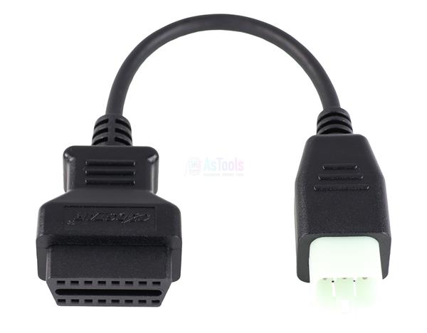 Grote foto obdstar tohatsu 6 pins obd 16 pins obd2 verloopkabel motorboot auto onderdelen auto gereedschap