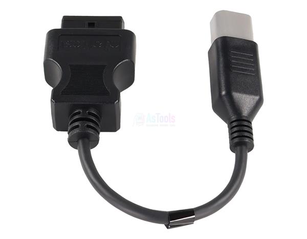 Grote foto jaltest hatz 4 pins obd 16 pins obd2 verloopkabel hef en hijswerktuigen auto onderdelen auto gereedschap