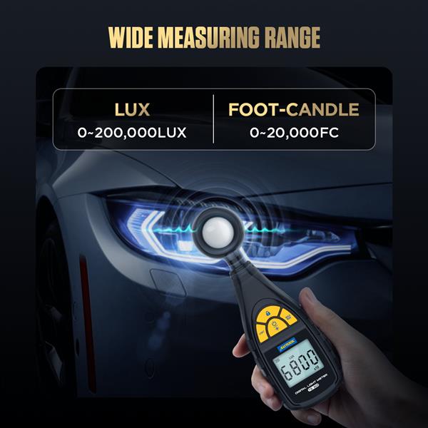 Grote foto autool te301 lichtmeter auto onderdelen auto gereedschap