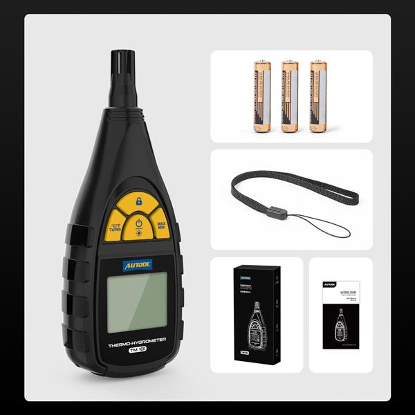 Grote foto autool tm101 thermo hygrometer auto onderdelen auto gereedschap