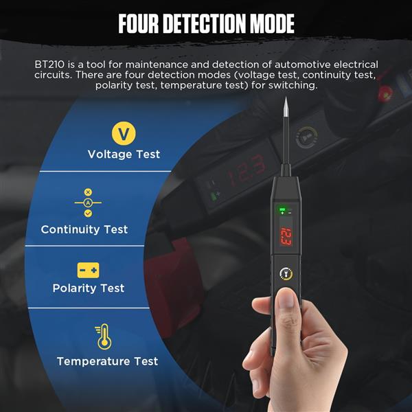 Grote foto autool bt210 circuit tester auto onderdelen auto gereedschap