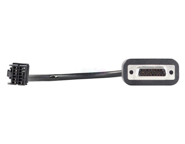 Grote foto jaltest mitsubishi caterpillar 12 pins obd 16 pins obd2 verloopkabel hef en hijswerktuigen auto onderdelen auto gereedschap