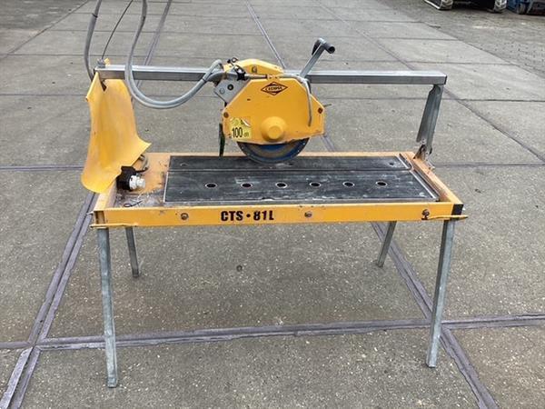 Grote foto gebruikte tafelzaagmachine cedima cts81l tuin en terras overige tuin en terras