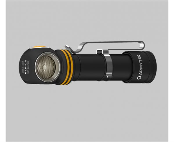 Grote foto armytek wizard elf c2 mirco usb hoofdlamp zaklamp led oplaadbaar 1023 lumen sport en fitness vissport