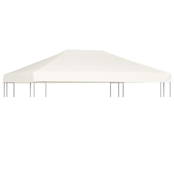 Grote foto vidaxl prieeldak 310 g m 4x3 m cr mewit tuin en terras overige tuin en terras
