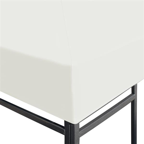 Grote foto vidaxl prieeldak 310 g m 4x3 m cr mewit tuin en terras overige tuin en terras