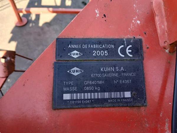 Grote foto kuhn gf 6401 schudder agrarisch harken