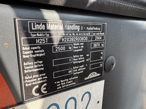 Grote foto linde h25t triplo 470 freelift sideshift lpg 2004 agrarisch heftrucks