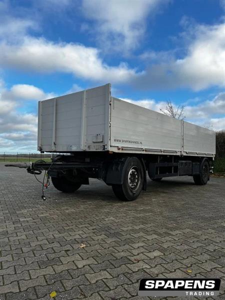 Grote foto schwarzm ller aanhanger met kleppen . landbouw wagen platte kar agrarisch aanhangwagens