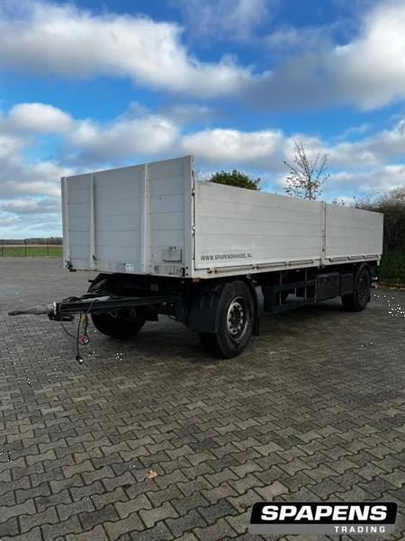 Grote foto schwarzm ller aanhanger met kleppen . landbouw wagen platte kar agrarisch aanhangwagens