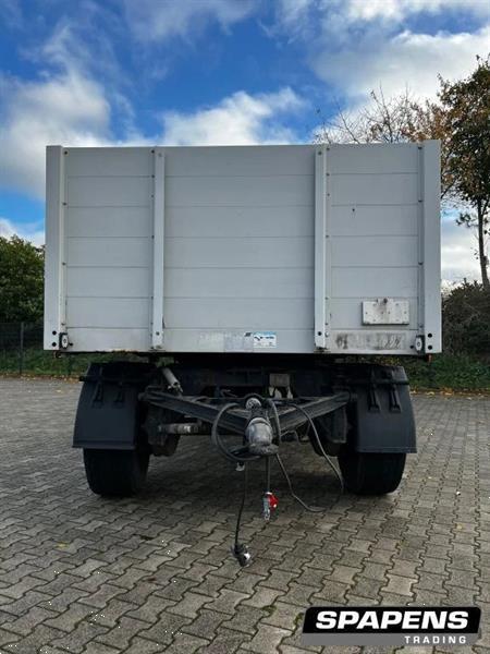 Grote foto schwarzm ller aanhanger met kleppen . landbouw wagen platte kar agrarisch aanhangwagens