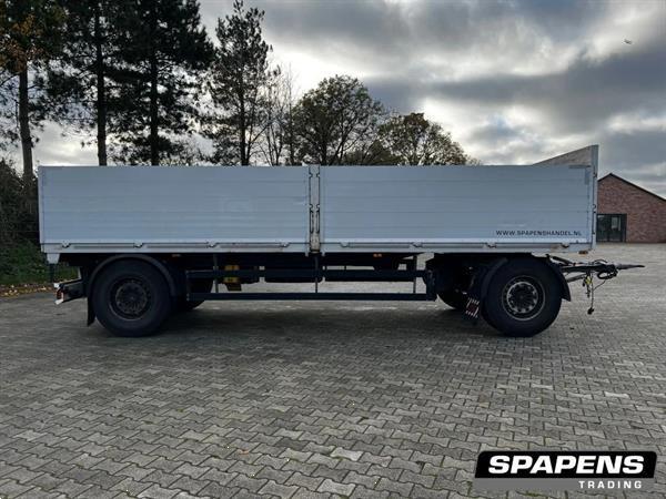 Grote foto schwarzm ller aanhanger met kleppen . landbouw wagen platte kar agrarisch aanhangwagens