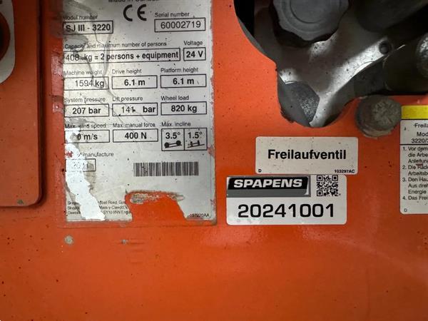 Grote foto skyjack sj3220 schaarlift hoogwerker doe het zelf en verbouw hoogwerkers