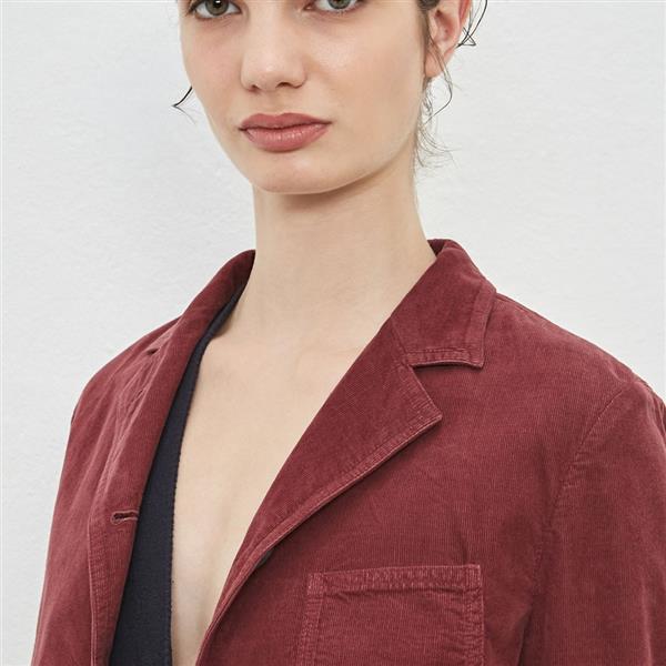 Grote foto massimo alba baby corduroy single breasted blazer bagliettow maat xxl kleding dames jassen zomer