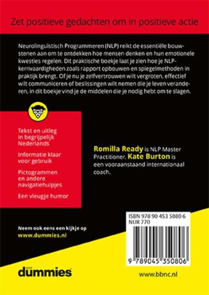 Grote foto de kleine nlp voor dummies voor dummies boeken psychologie