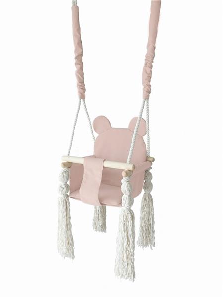 Grote foto babyschommel teddy pink plafond kinderen en baby overige