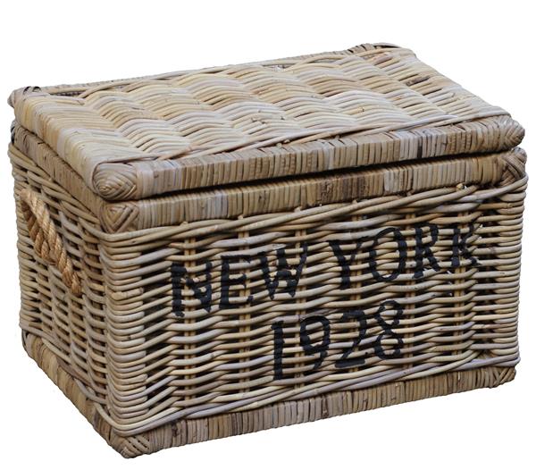 Grote foto rieten wasmand 40cm rond huis en inrichting schalen en manden