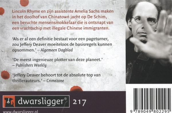 Grote foto de stenen aap lincoln rhyme boeken thrillers