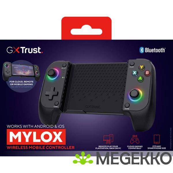 Grote foto trust gxt 735 mylox bluetooth gamepad voor android ios zwart computers en software overige computers en software