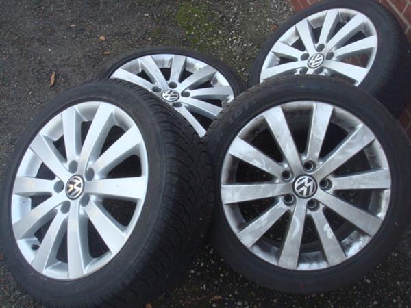 Grote foto 17 orig vw highline golf 6 audi a3 a4 seat 5x112 auto onderdelen banden en velgen