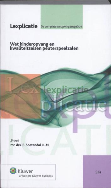 Grote foto wet kinderopvang en kwaliteitseisen peuterspeelzalen lexplicatie 5.1a boeken wetenschap